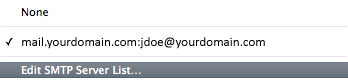 Email Mail 12 Edit Smtp List