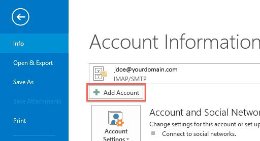 Add Account