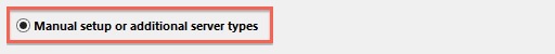 Manually Configure